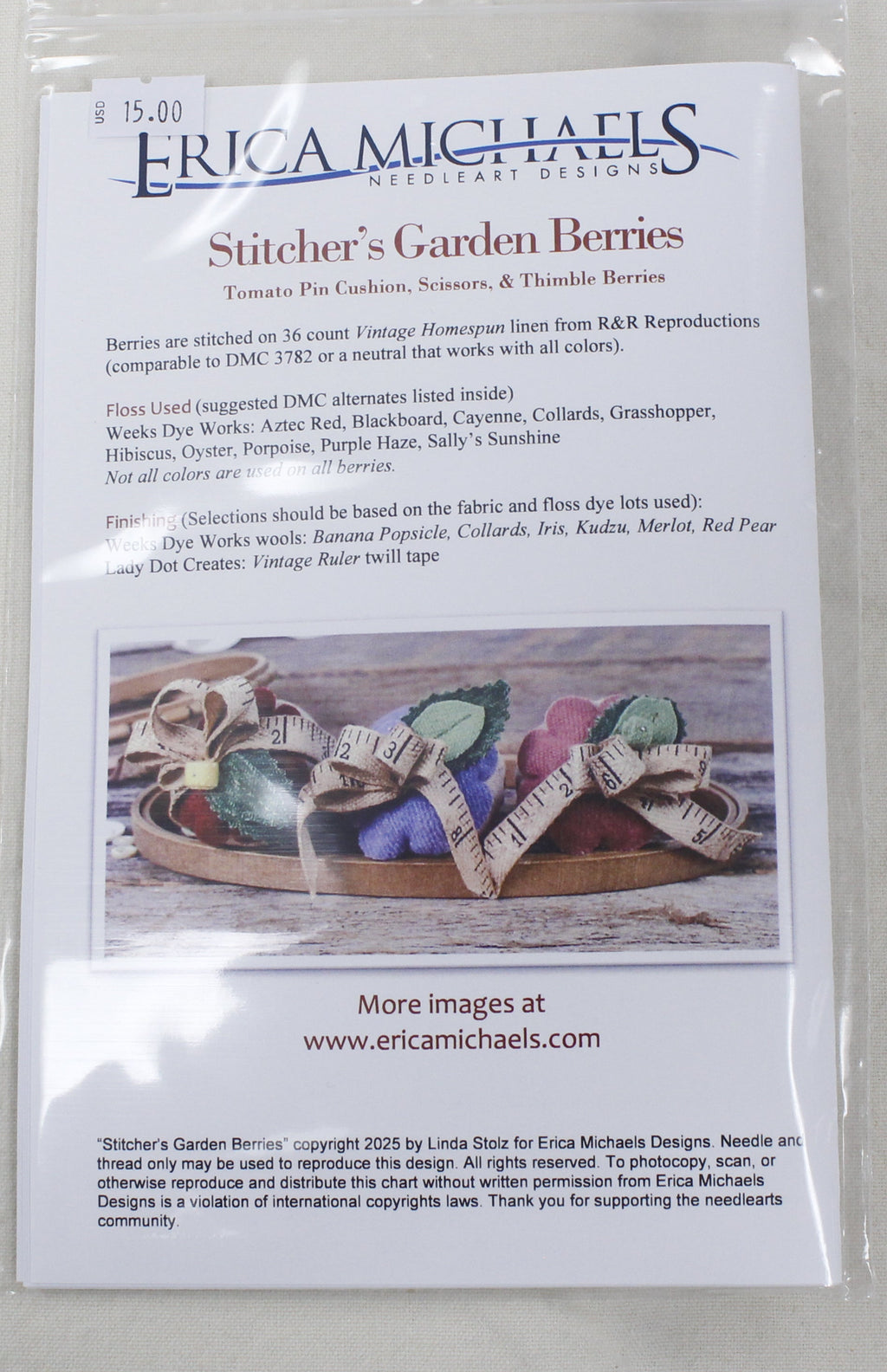 Erica Michaels - Stitcher's Garden Berries