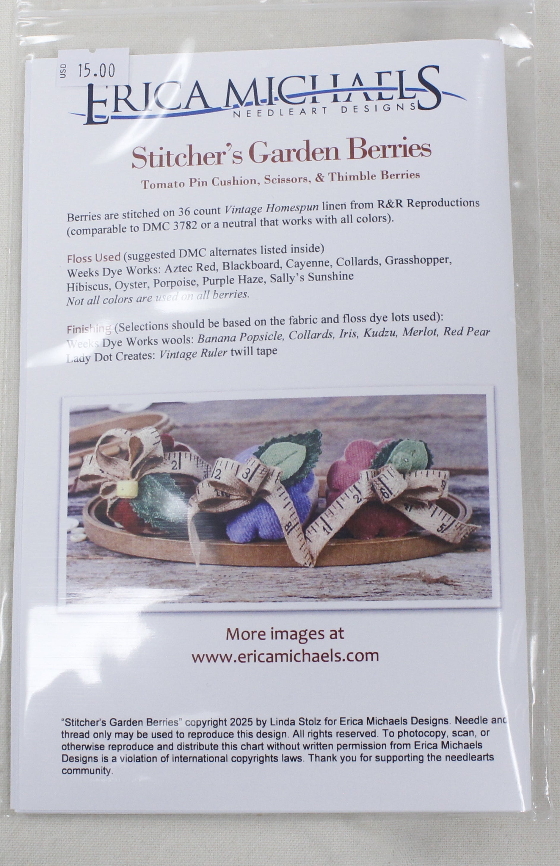 Erica Michaels - Stitcher's Garden Berries