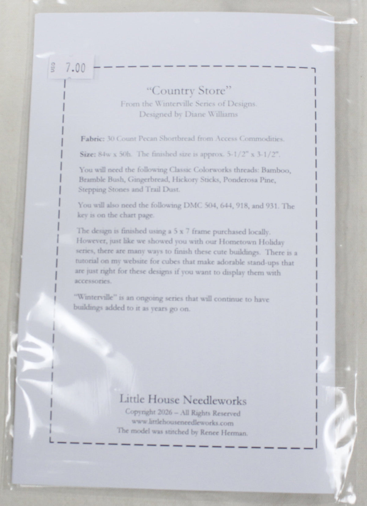 Little House Needleworks - Country Store (Winterville 1)