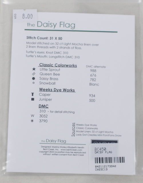 Bent Creek - The Daisy Flag