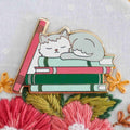 Flamingo Toes - Bookish Cat Needleminder