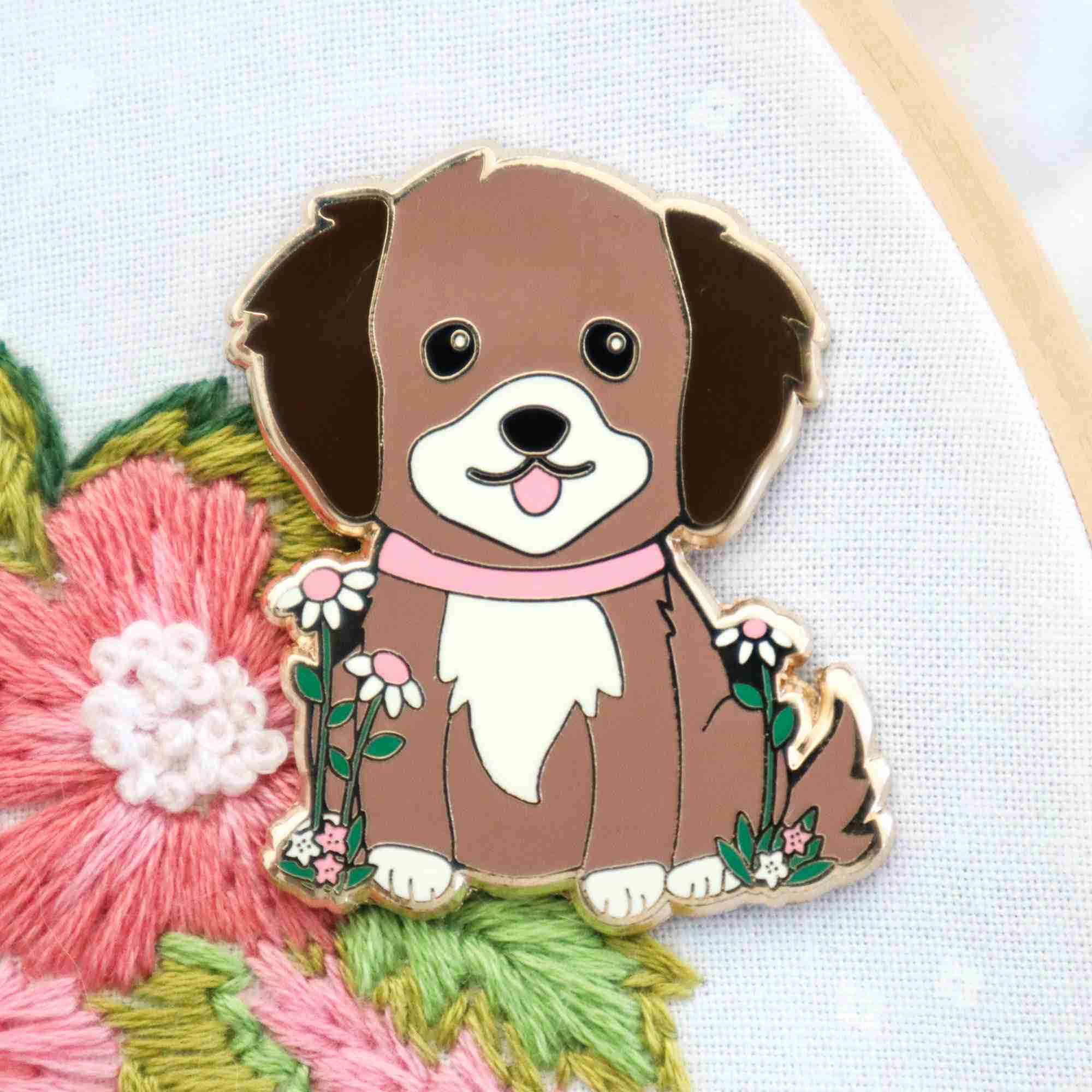 Flamingo Toes - Daisy Puppy Needleminder