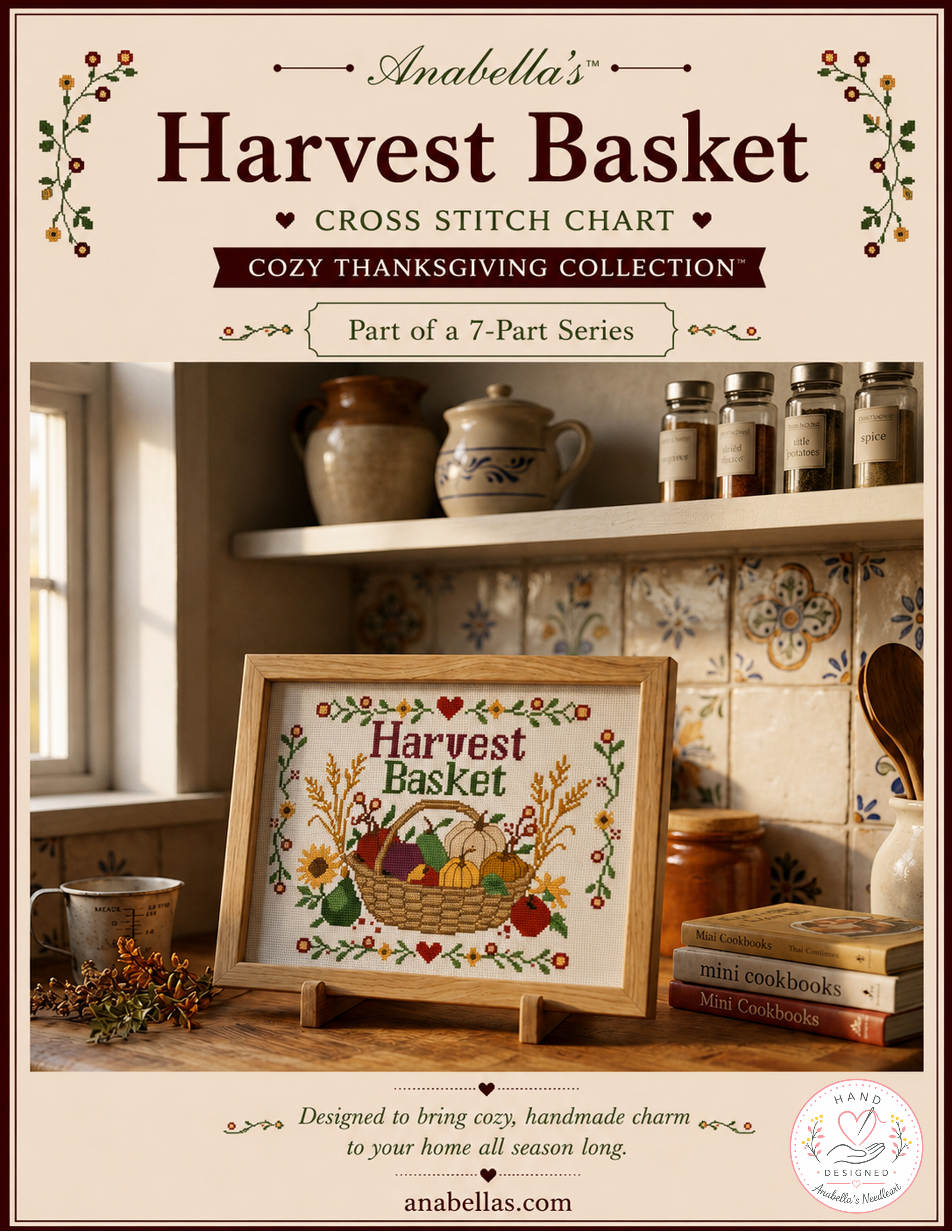 PRE-ORDER Anabella's - Harvest Basket (Cozy Thanksgiving Collection)