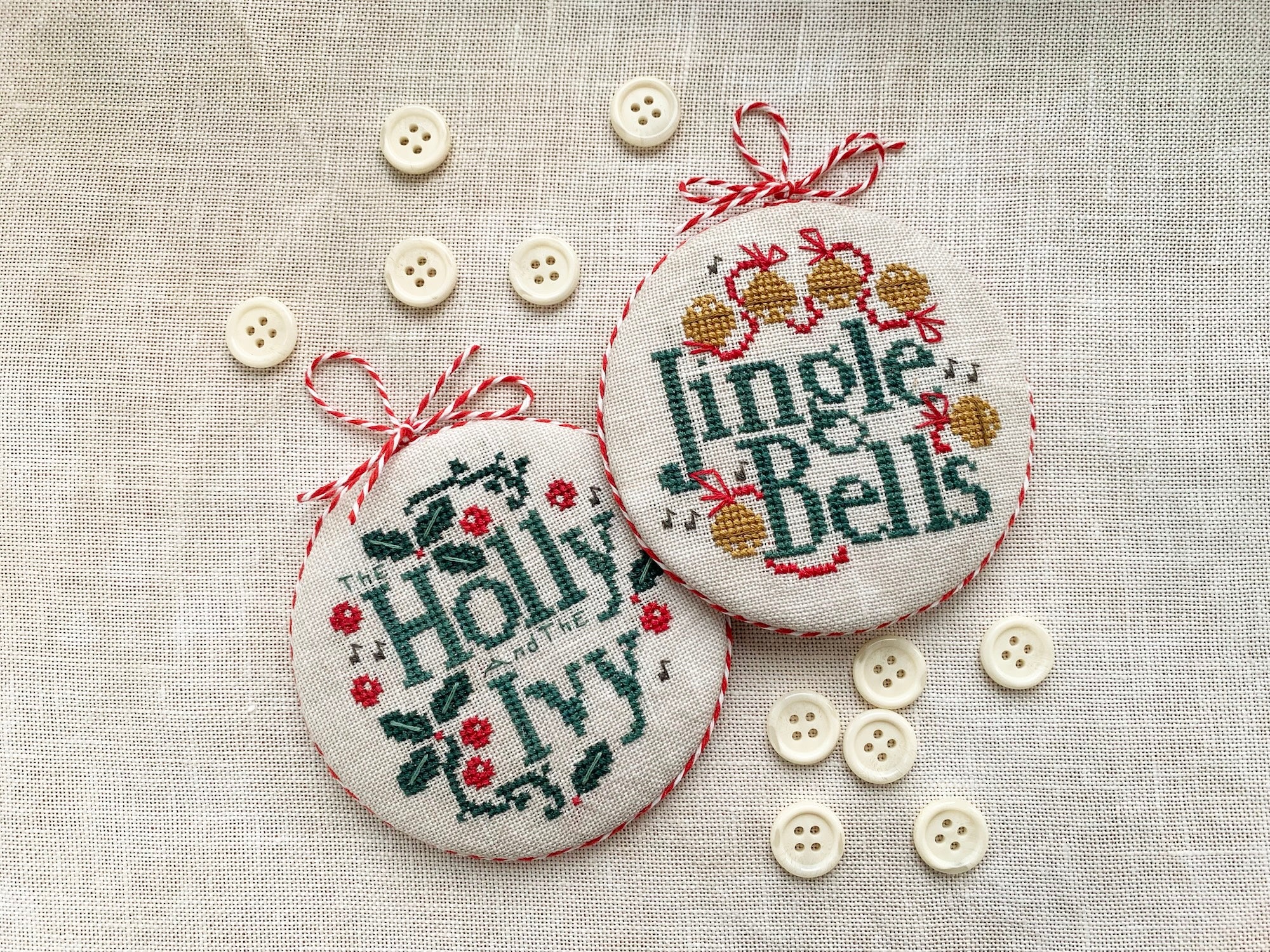 PRE-ORDER Stitches by Ethel - Joyful Christmas Ornaments