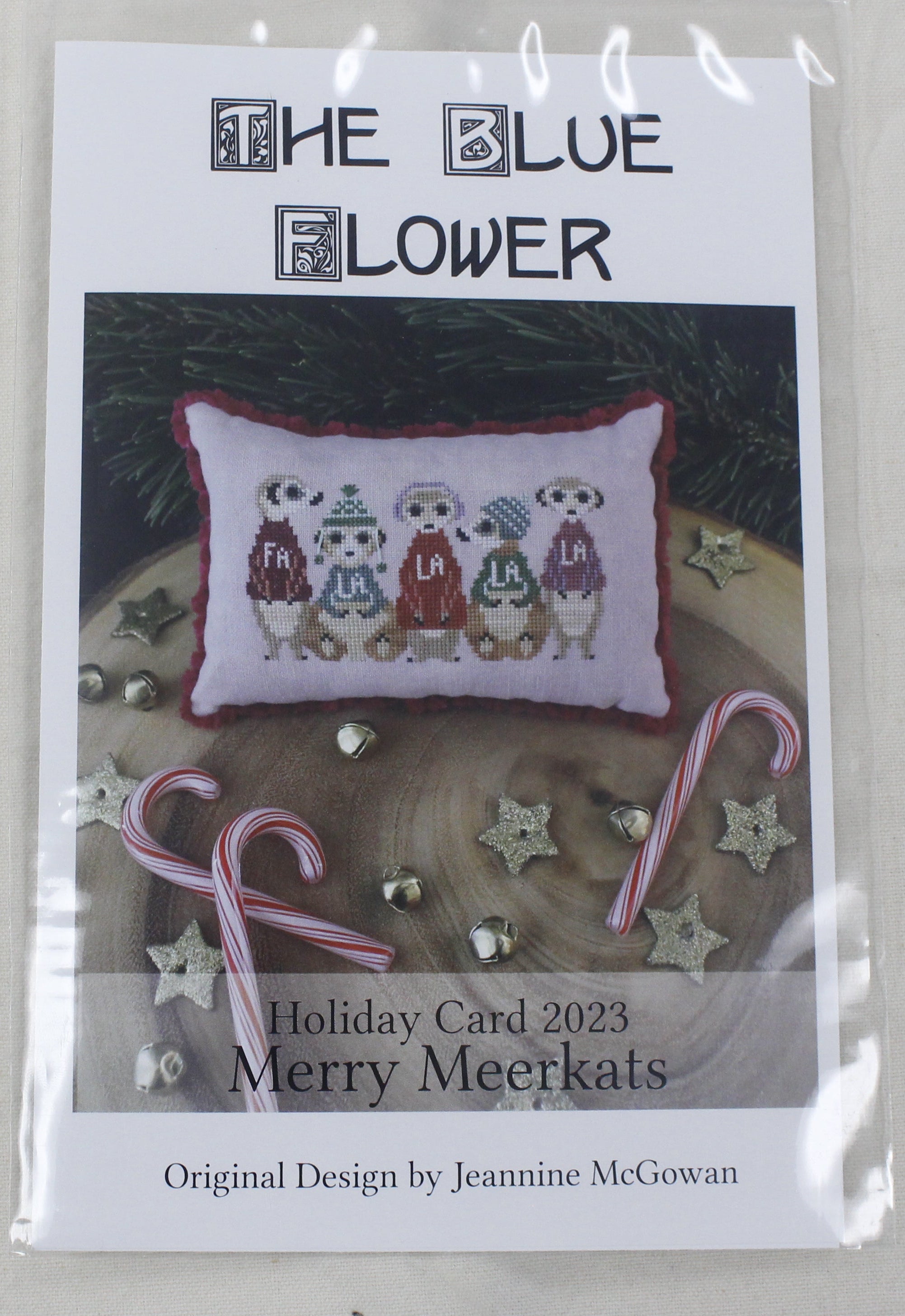 The Blue Flower - Merry Meerkat (Holiday Card 2023)