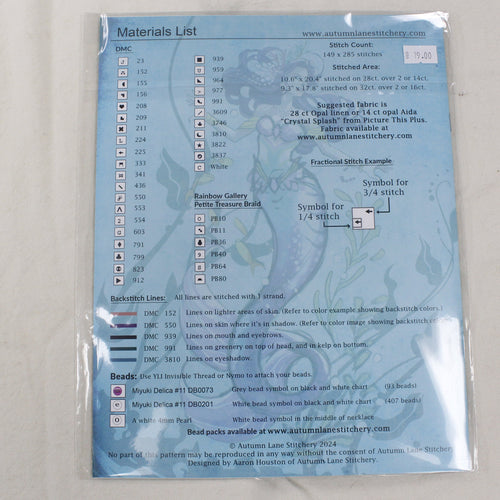 Autumn Lane Stitchery - The Mermaid Marina
