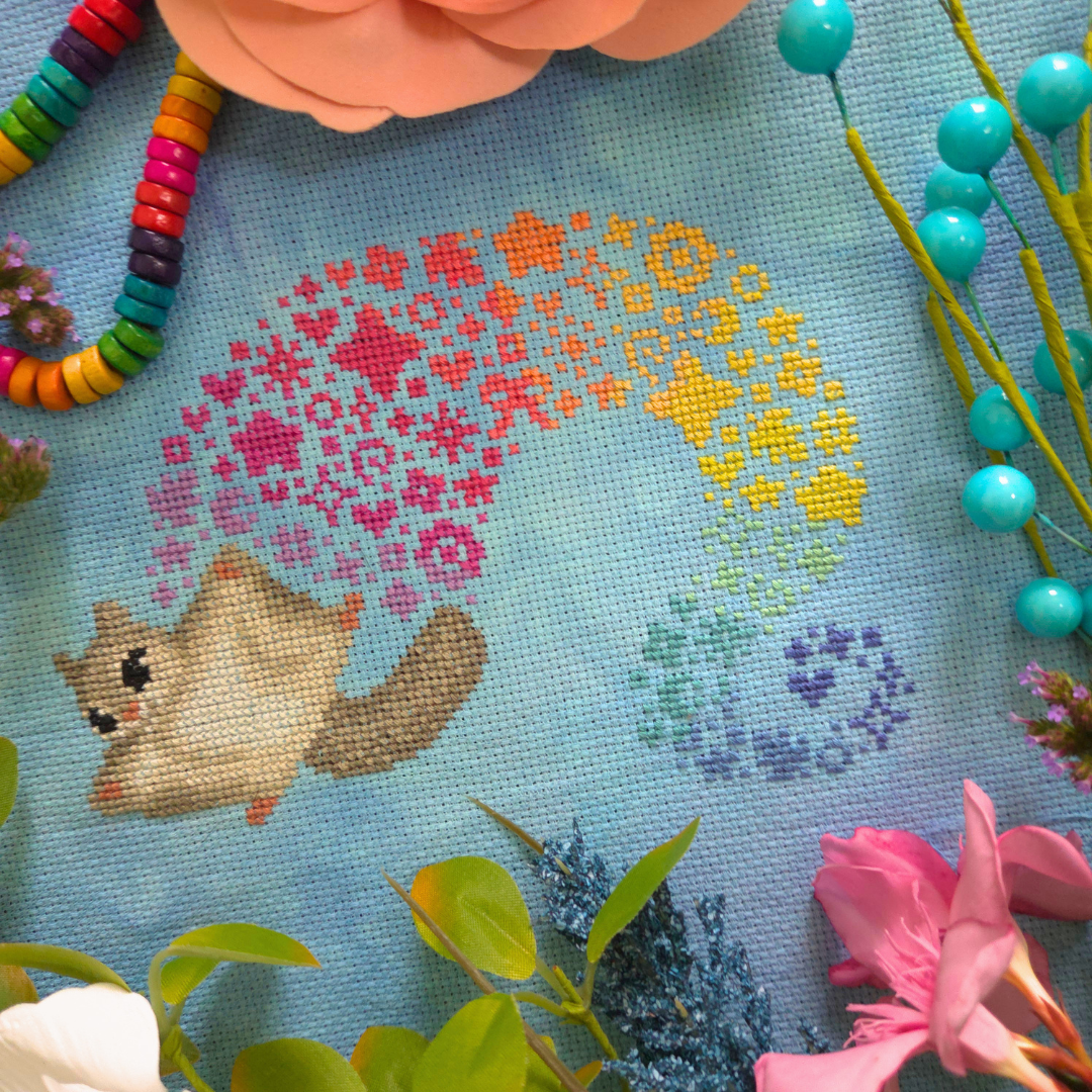 PRE-ORDER BAD Stitch Cross Stitch - Flying Squirrel