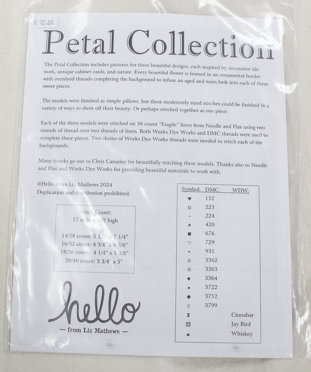 Hello from Liz Matthews - Petal Collection