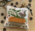 PRE-ORDER Stitches by Ethel - Pumpkin Basket Pinkeep