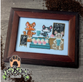PRE-ORDER The CozyDH Stitchery - Cat Cafe