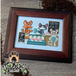 PRE-ORDER The CozyDH Stitchery - Cat Cafe
