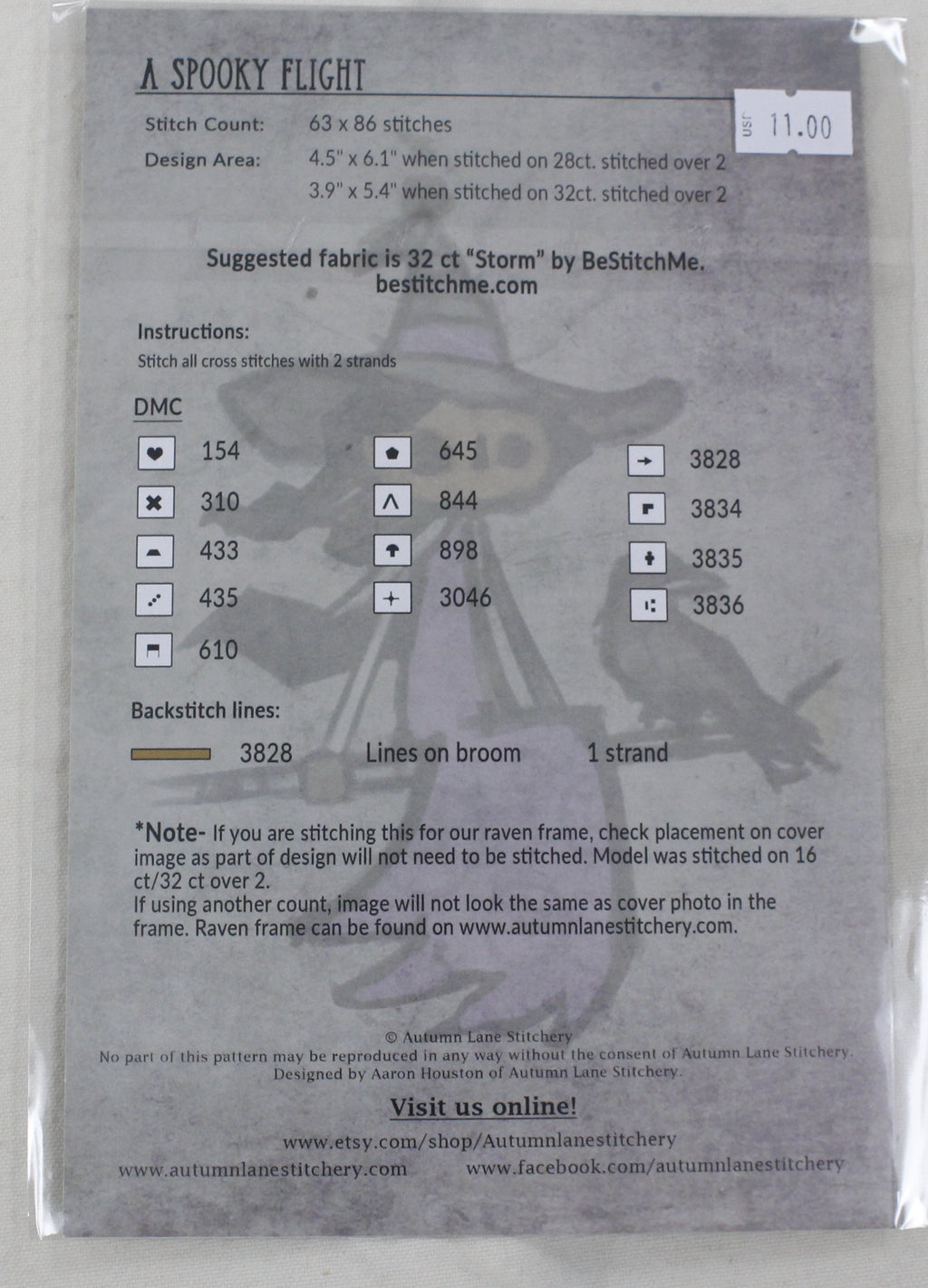 Autumn Lane Stitchery - A Spooky Flight