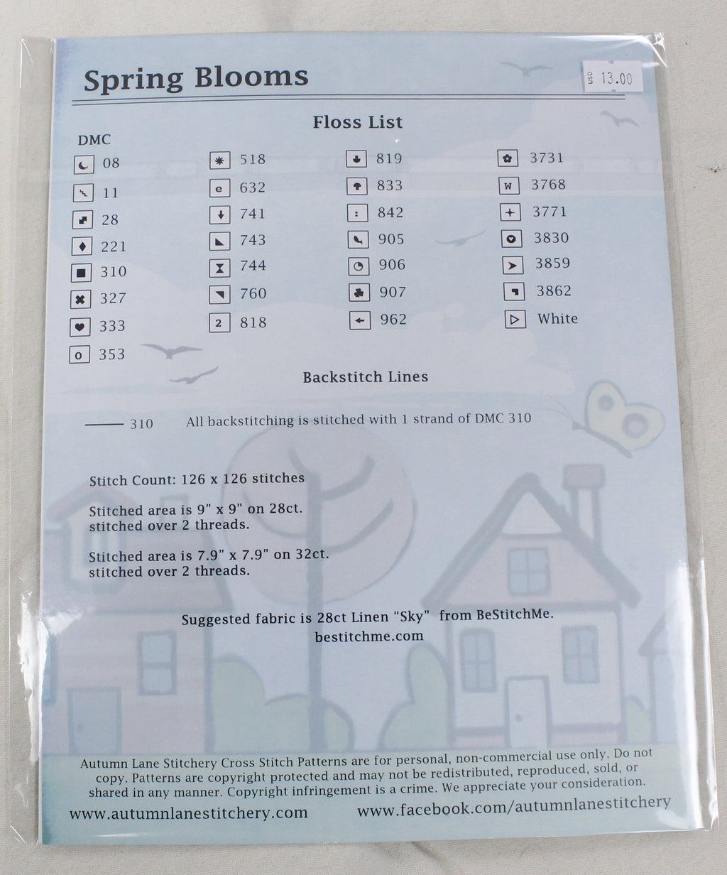 Autumn Lane Stitchery - Spring Blooms