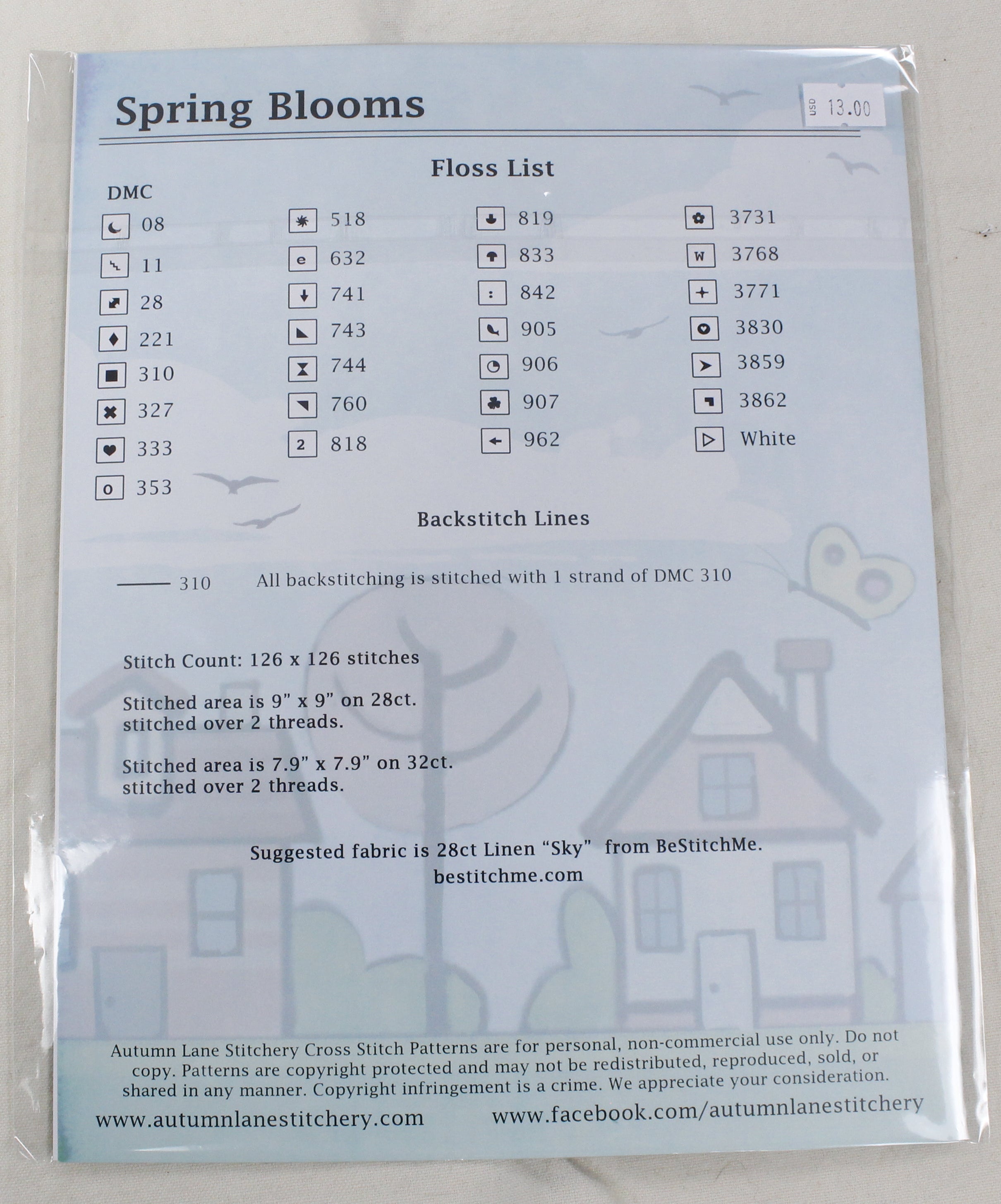 Autumn Lane Stitchery - Spring Blooms