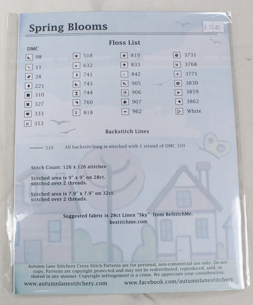 Autumn Lane Stitchery - Spring Blooms