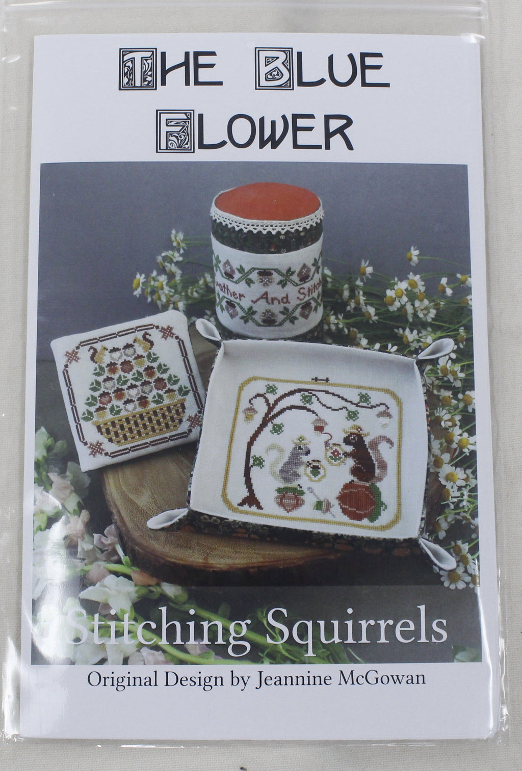 The Blue Flower - Stitching Squirrels
