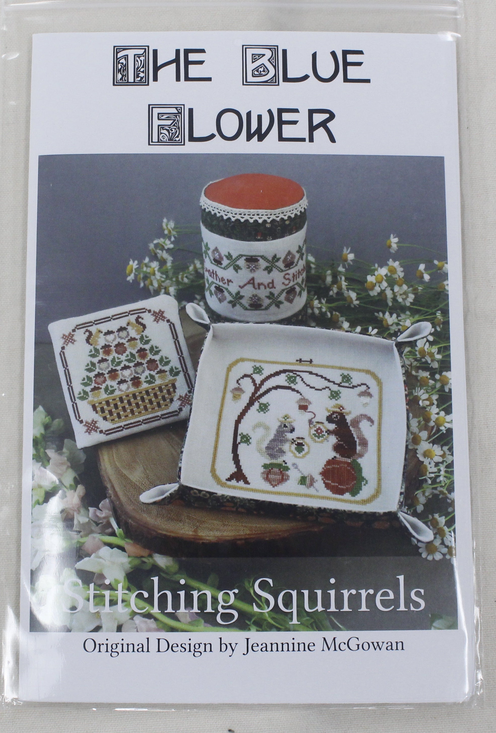 The Blue Flower - Stitching Squirrels