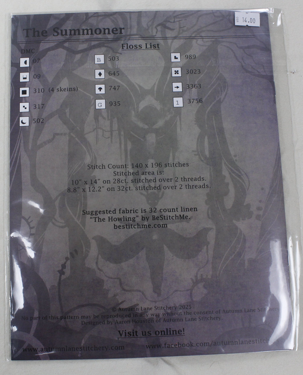 Autumn Lane Stitchery - The Summoner
