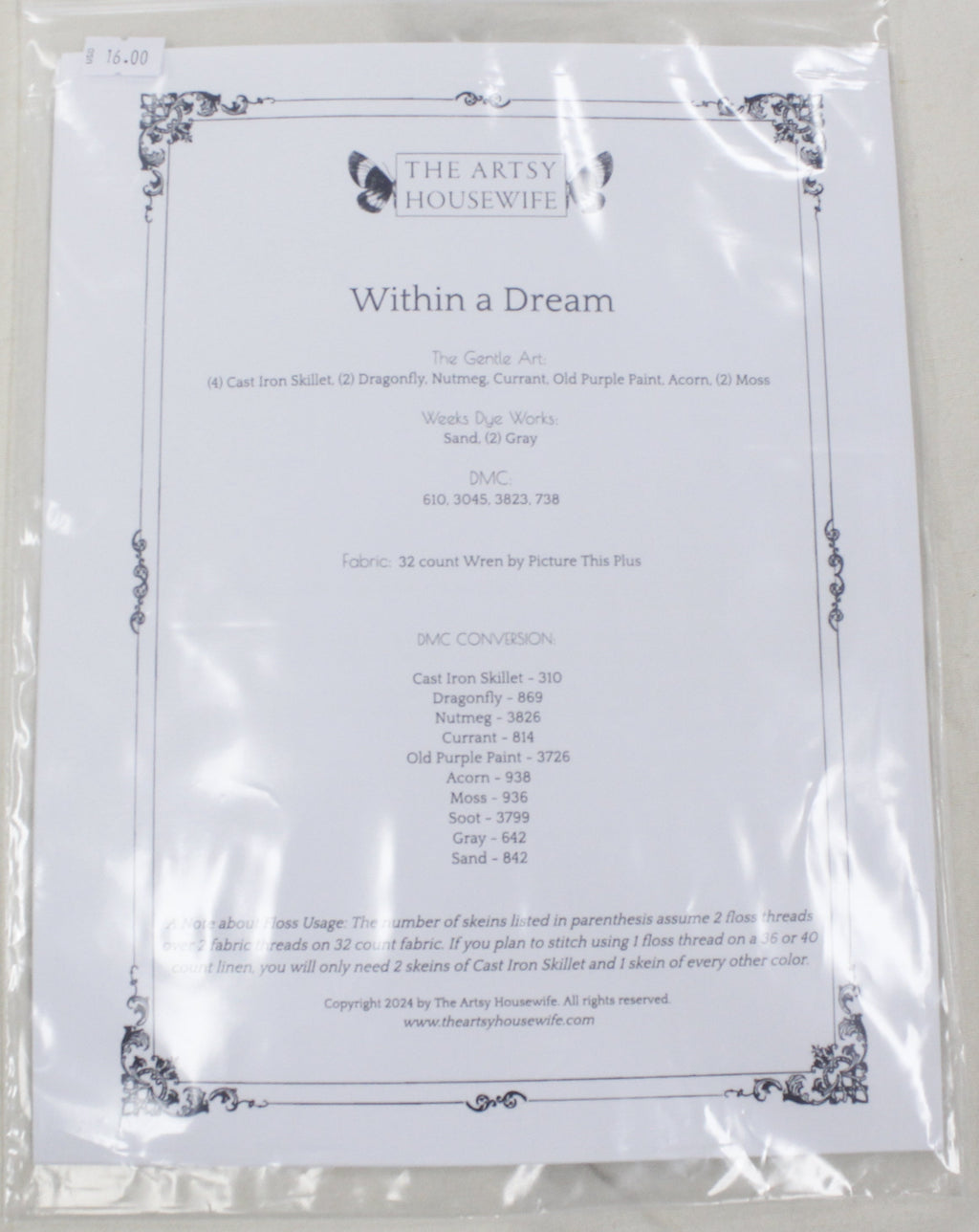 The Artsy Housewife - Within a Dream