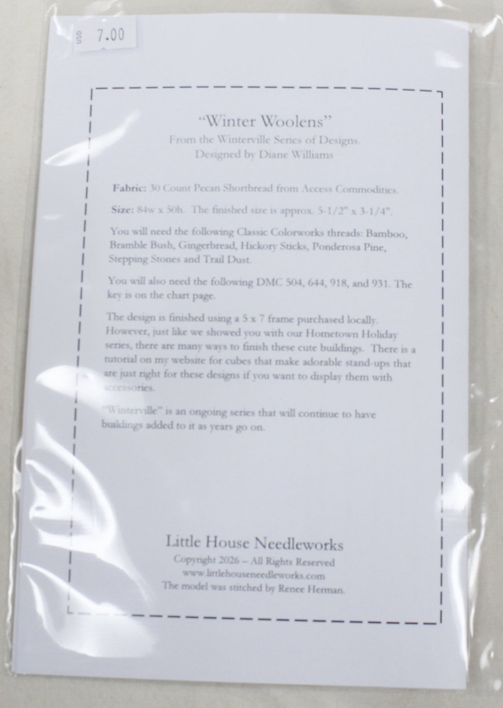 Little House Needleworks - Winter Woolens (Winterville 3)
