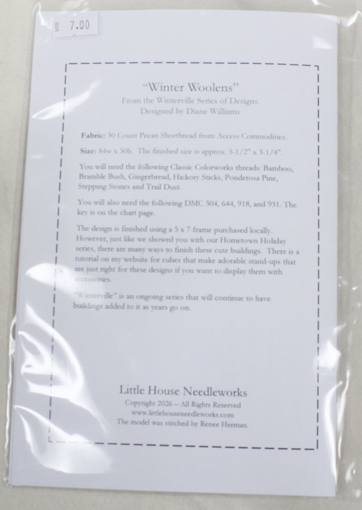 Little House Needleworks - Winter Woolens (Winterville 3)