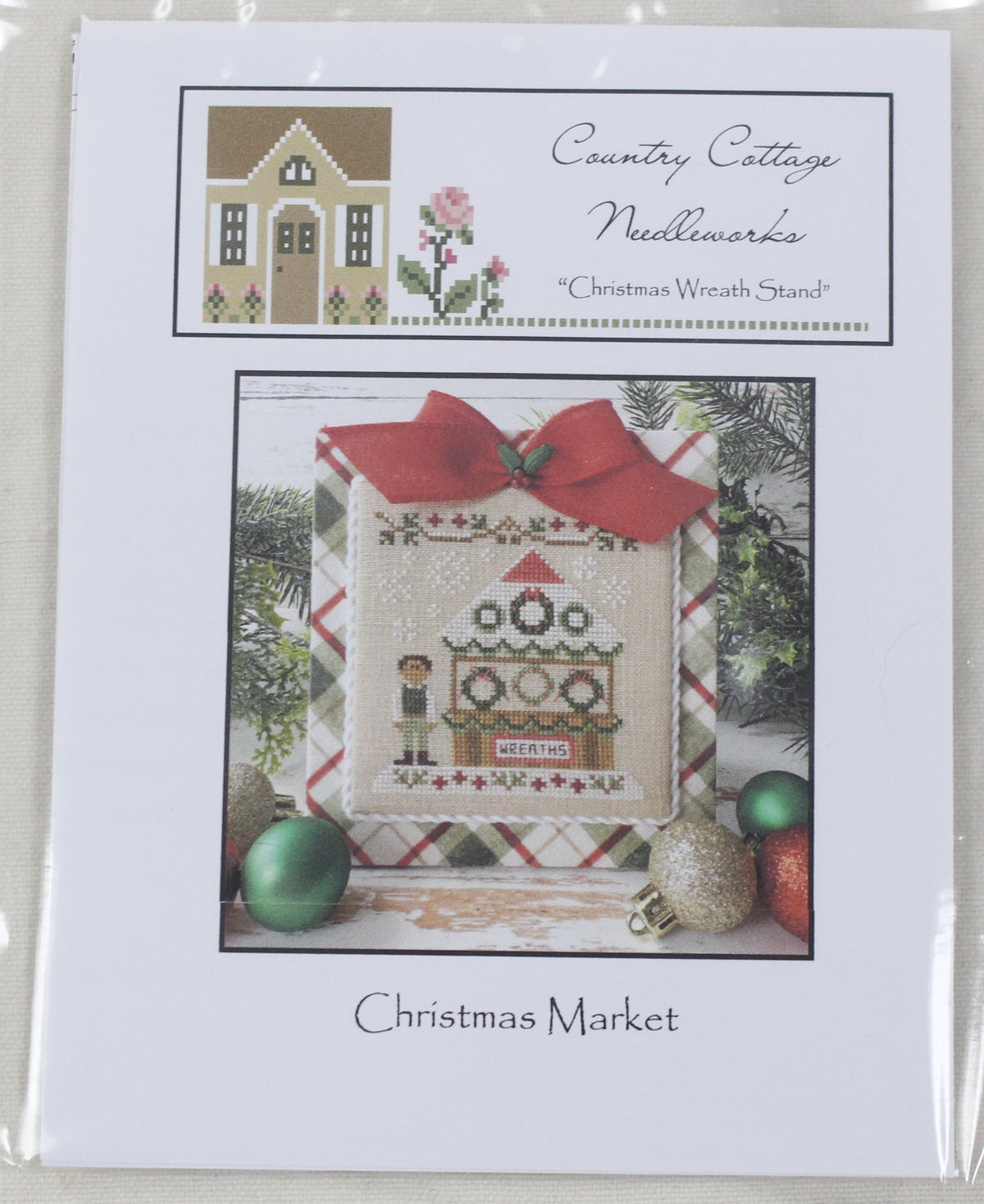 Country Cottage Needleworks - Christmas Wreath Stand (Christmas Market)
