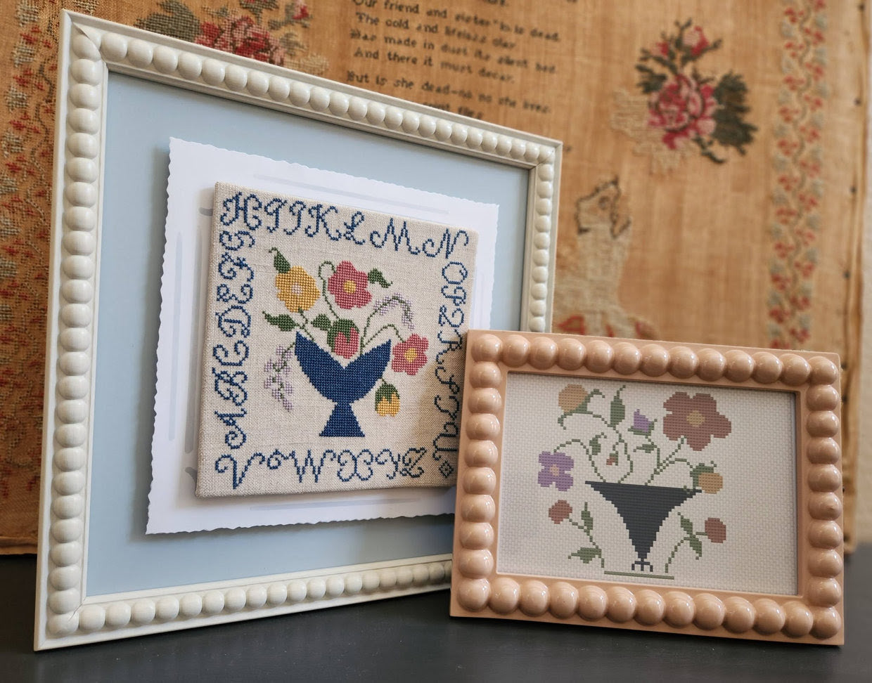 PRE-ORDER 1884 Stitchery Designs - Frolicking Flowers