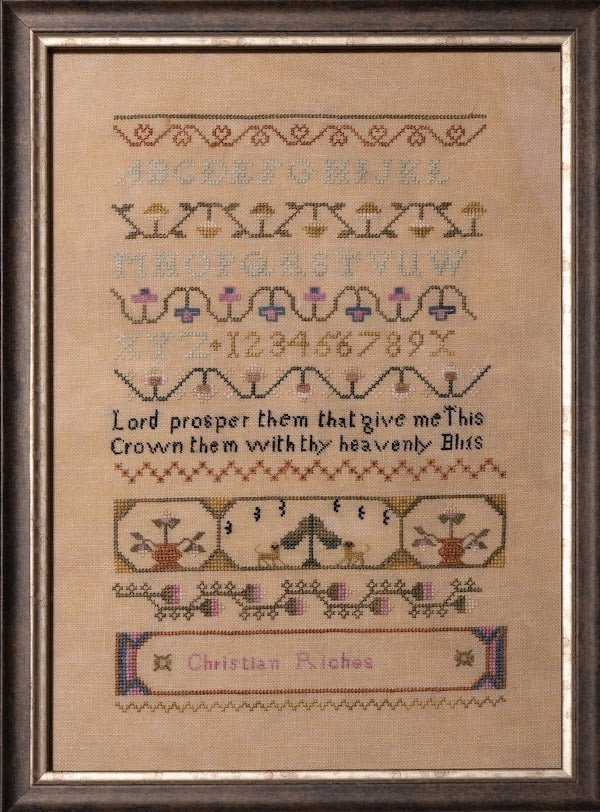 PRE-ORDER Olde Willow Stitchery - Christian Riches - A Norwich Sampler
