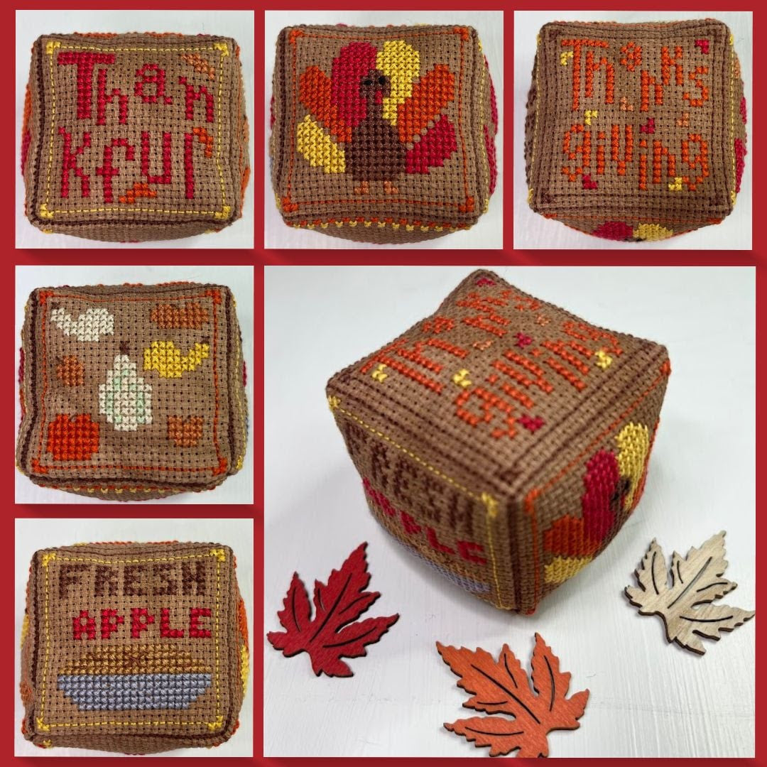 PRE-ORDER Ladybug Stitches - Thanksgiving: Small Cube Series