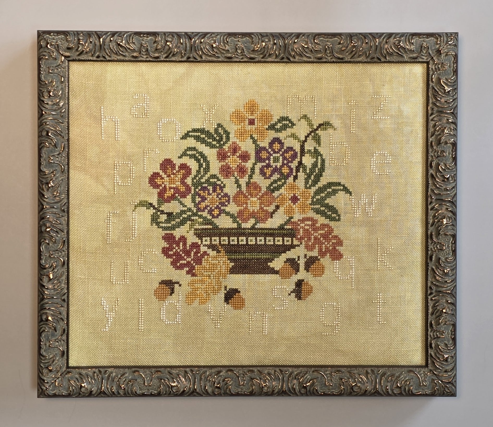 PRE-ORDER Wildflower Stitching - Autumn Basket Sampler
